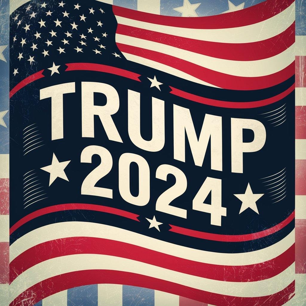 Trump 2024 Flag Wallpaper 