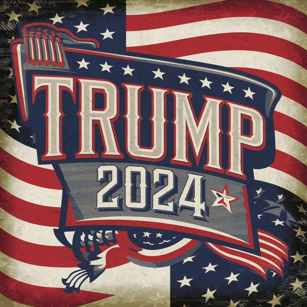 Trump 2024 Flag Wallpaper 