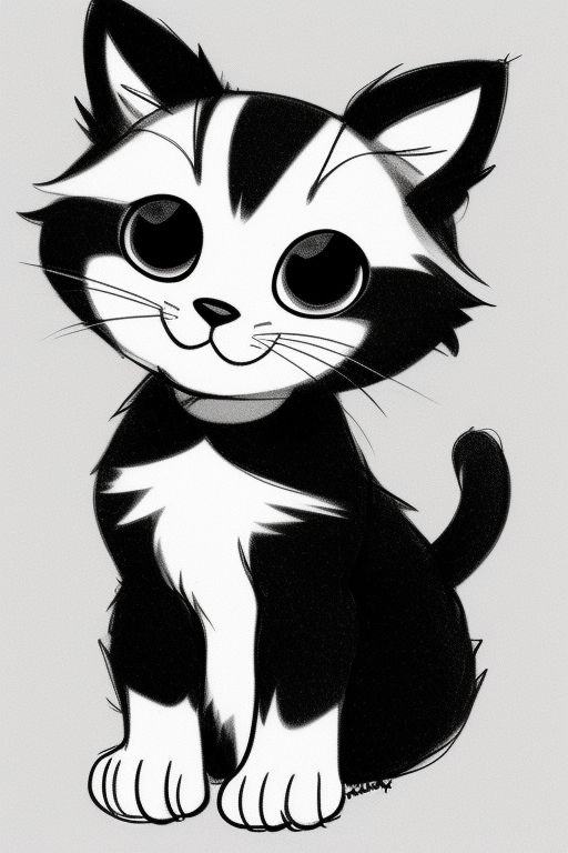 Cute Cat PFP Drawing