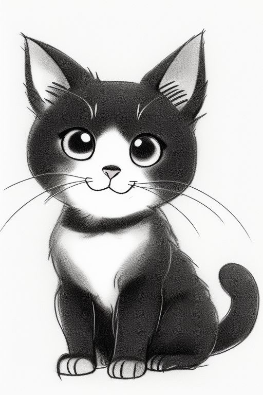 Cute Cat PFP Drawing